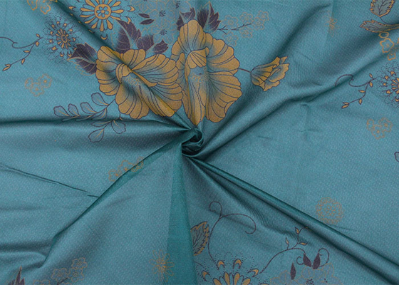 Polyester Altın Triko Yatak Kapitone Kumaş 230cm En
