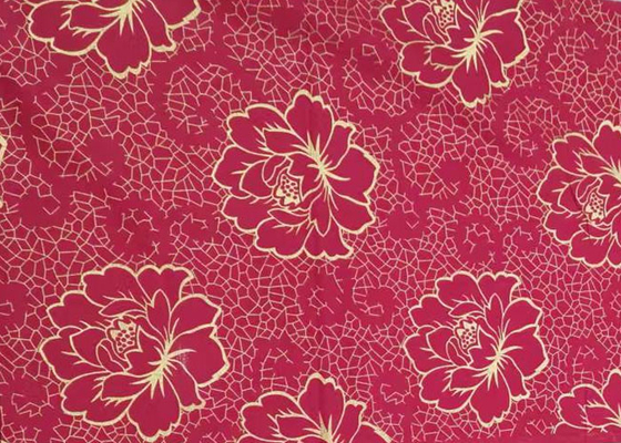Pigment Baskılı Polyester Yatak Kumaş Çözgülü Örme Ev Tekstili