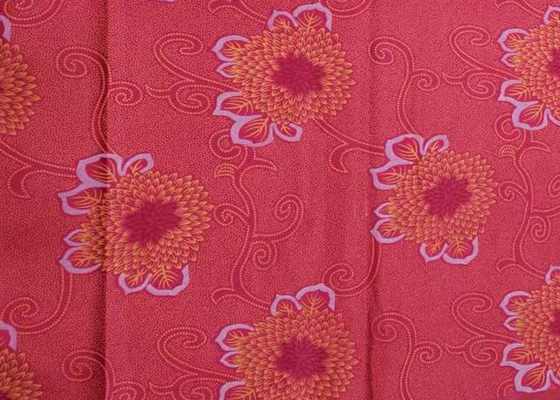 Pigment Baskılı Polyester Yatak Kumaş Çözgülü Örme Ev Tekstili