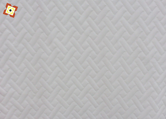 Ev Tekstili Otel İçin Örme Jakarlı Yastık Yatak Kapitone Kumaş 500gsm