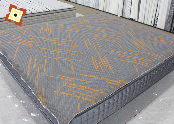 Guangzhou toptan uzatma yastık döşeme örtü kumaş örgü Jacquard Hava katmanı Modal Gri döşeme kumaş