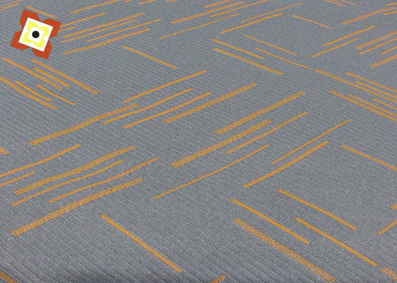 Guangzhou toptan uzatma yastık döşeme örtü kumaş örgü Jacquard Hava katmanı Modal Gri döşeme kumaş
