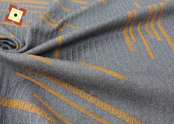 Guangzhou toptan uzatma yastık döşeme örtü kumaş örgü Jacquard Hava katmanı Modal Gri döşeme kumaş