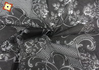 150GSM Polyester Pongee Kumaş Kravat Boyalı Baskılı Mat Çözgü Örme Özel Logo