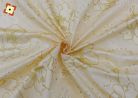 %100 Polyester Çözgülü Örme Altın Kaplama Baskılı Kumaş Desenli Yatak