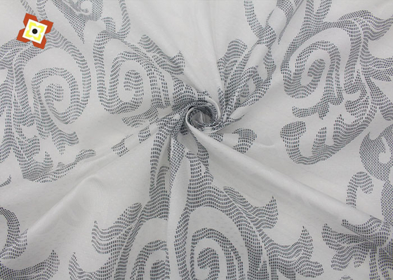 %100 Polyester 100gsm Yatak Örme Kumaş Baskılı