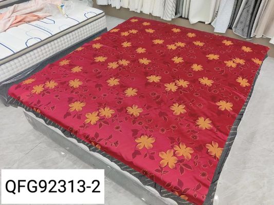 Fabrikamız açık renkli altın tozu dağıtma örgü örgü örgü matras kumaşı doğrudan satıyor
