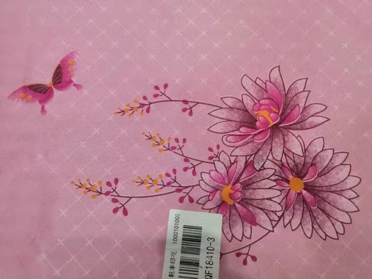 W2.1m Polyester Yatak Kumaşı, 75g / M2 Çiçek Kapitone Kumaş