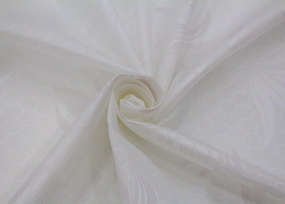 Toptan beyaz taban çiçek desen Baskı triko polyester sünger kumaş yatak koruyucusu için