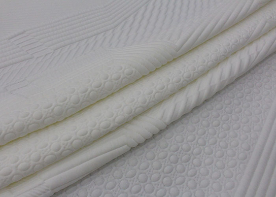 Polyester Örme Jakarlı Yatak Kumaş Anti Bakteri Koku Geçirmez