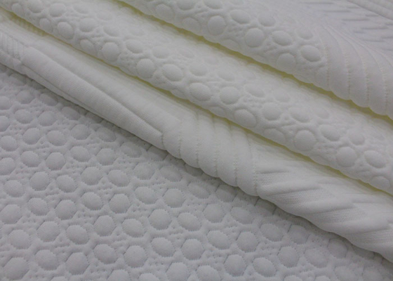 Polyester Örme Jakarlı Yatak Kumaş Anti Bakteri Koku Geçirmez