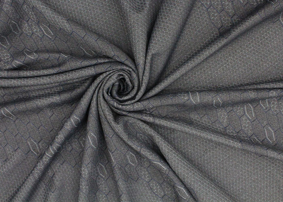 260gsm Yatak Kapitone Kumaş Keten Gri Polyester Örme Jakarlı Koruyucu Kumaş