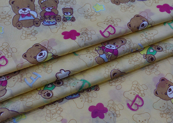 Polyester Çözgü Örme Renkli Baskı Yatak Kapitone Kumaş 225cm Genişlik