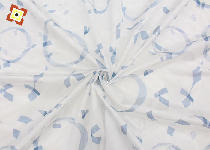 Toptan Tekstil Kumaş Üreticisi Uygun Fiyat Satışı Beyaz Baskılı Polyester Örme Kumaş Yatak Kumaşı